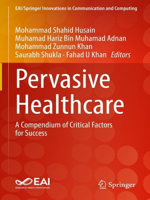 cover image of Pervasive Healthcare